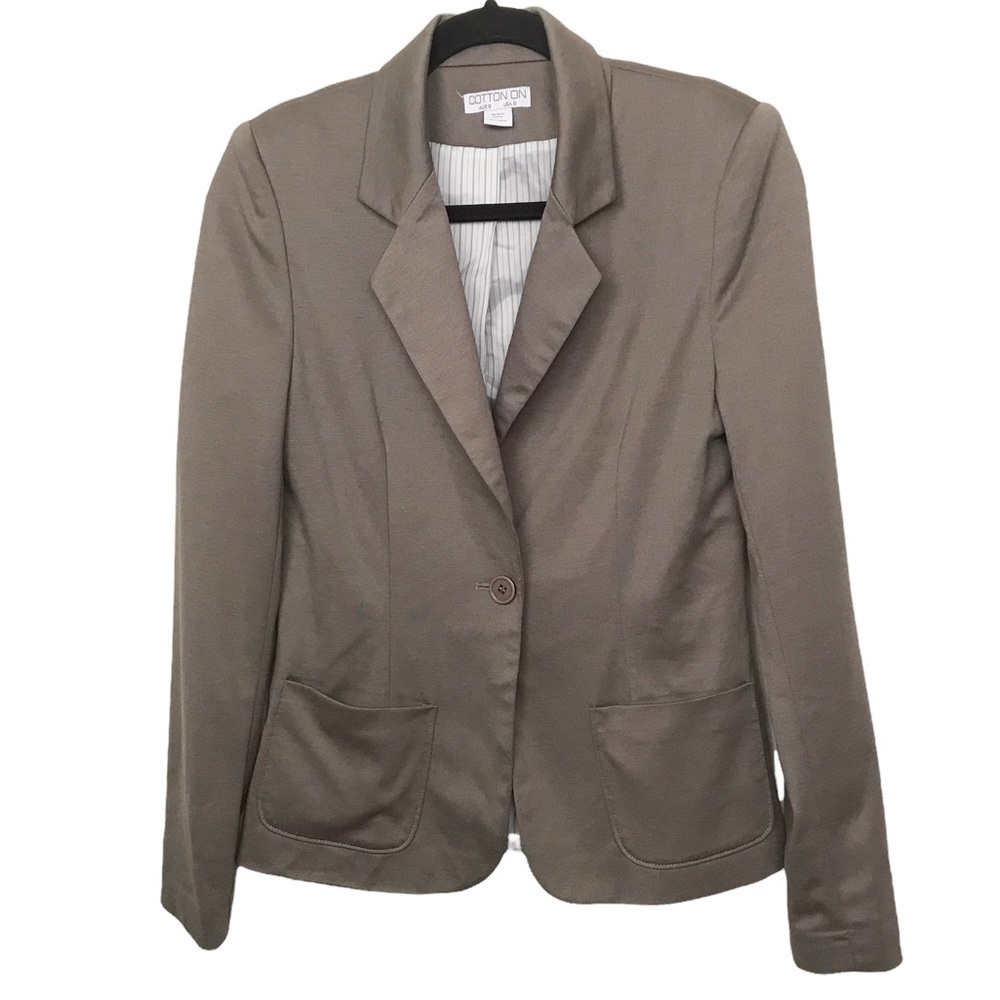 Cotton On Taupe Blazer Size Small